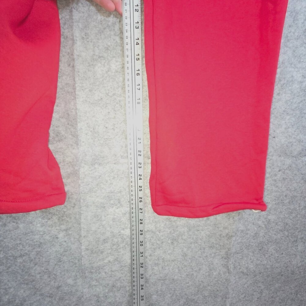 DAZY Women’s Red Sweatpants Size M Athletic Joggers Pull On Lounge Relaxed Fit - Picture 4 of 7